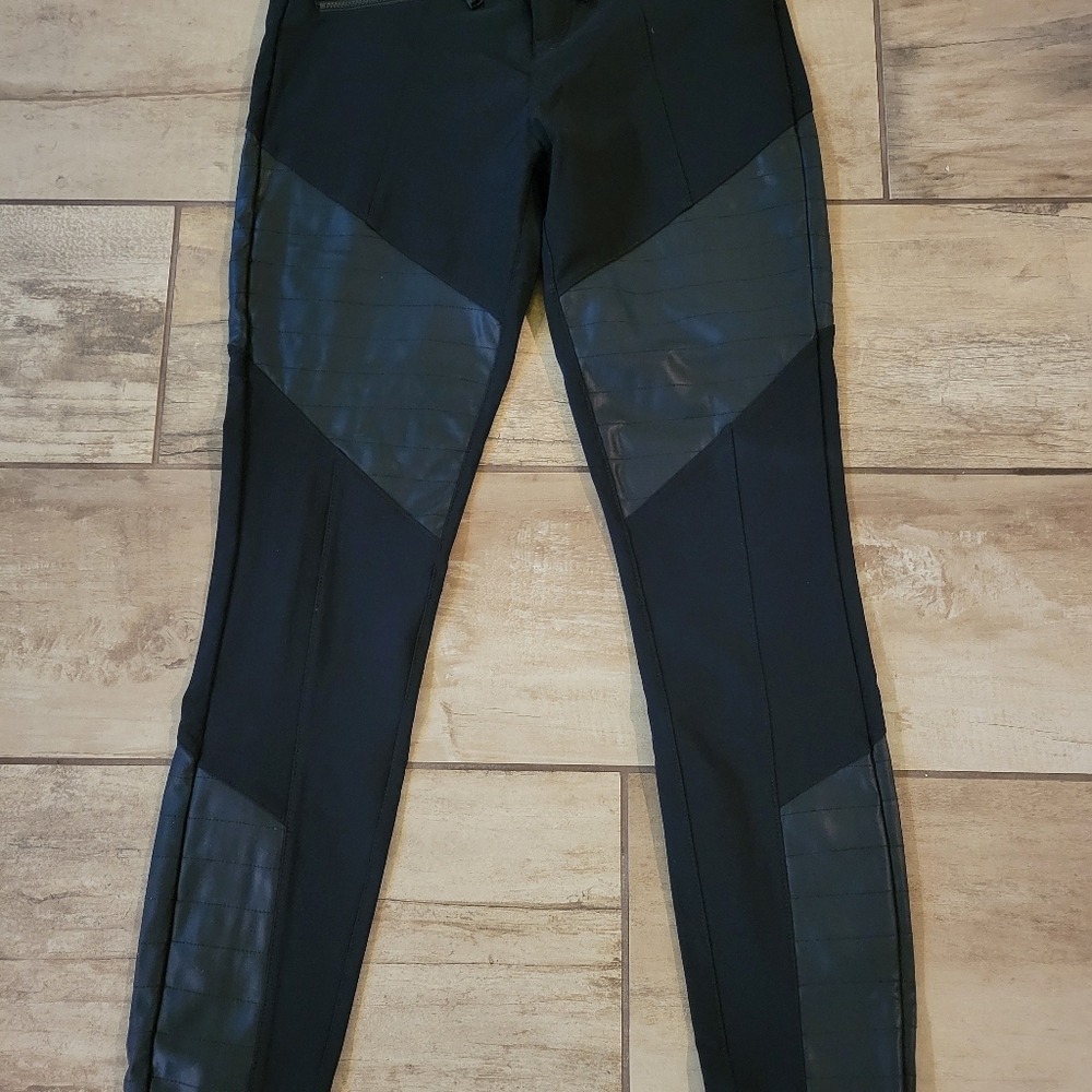 NWOT Alp N Rock Sloan Women’s Black Moto Ponte Leggings XS - Picture 5 of 6